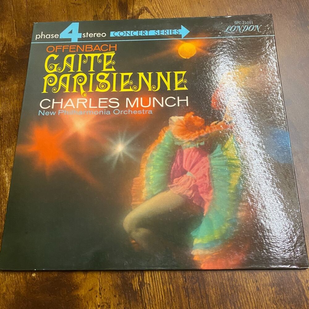 Charles Munch GAITE PARISIENNE Offenbach ~ Vinyl LP Gatefold